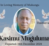 Announcement of the passing of Mukungu Kasimu Muguluma